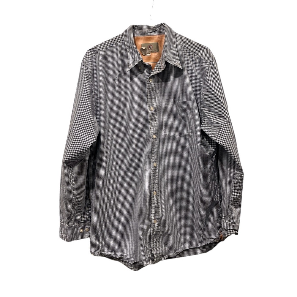 Vintage The Territory Ahead Men’s XL Long Sleeve Button Down Blue 100% Cotton